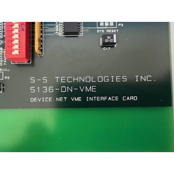 AMAT 0190-05731 S-S Technologies 5136-DN-VME Device Net VME Interface Card
